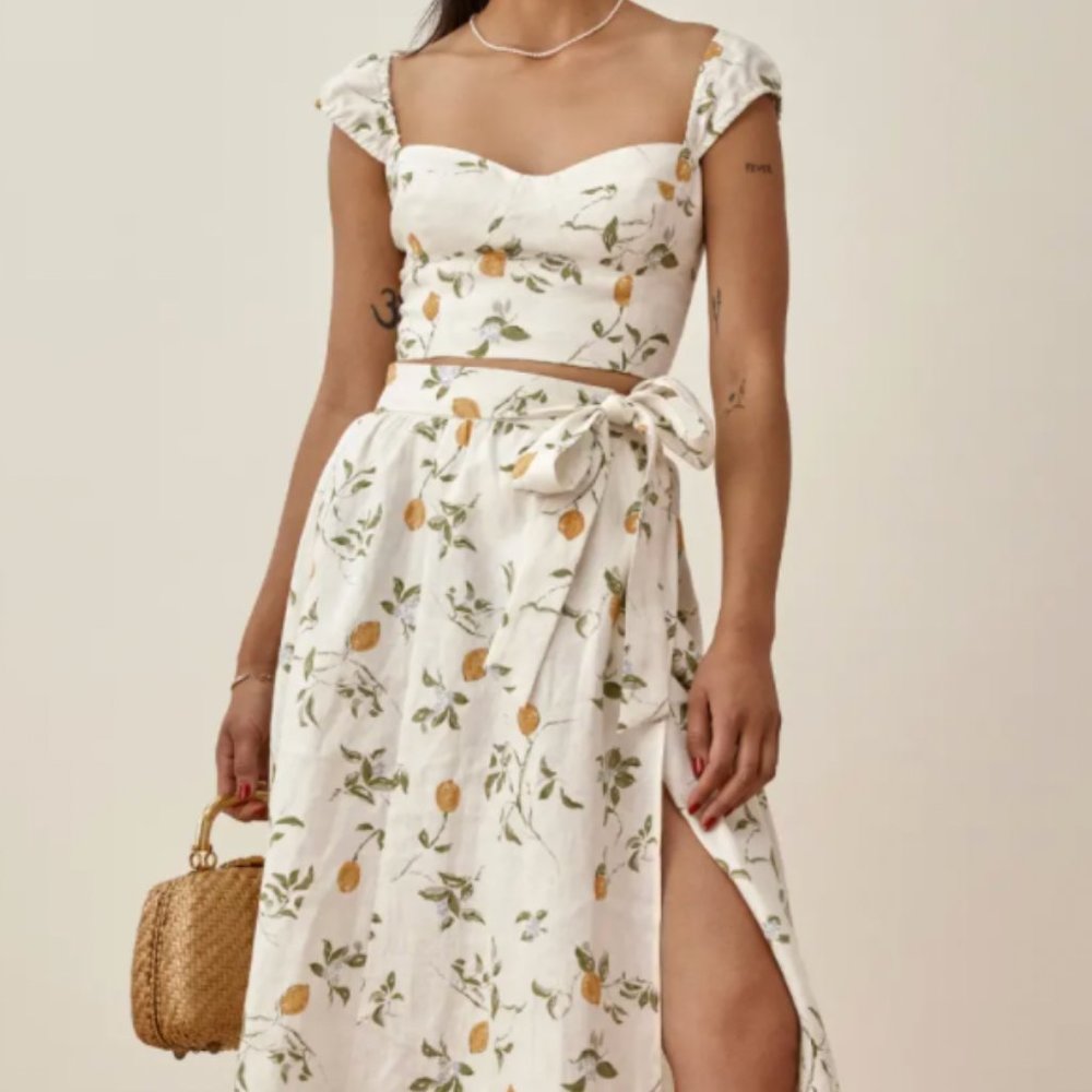 Reformation Clyde Linen Two Piece